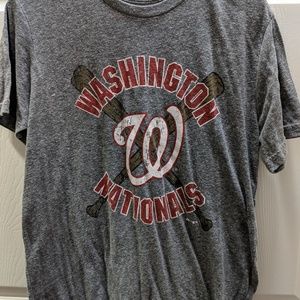 Men's Washington Nationals Gray T-Shirt (Medium)